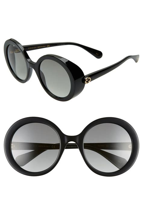 gucci round sunglasses 2015|gucci 53mm round sunglasses.